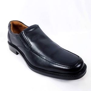 Johnston & Murphy Mens Loafers Black Leather Shoes